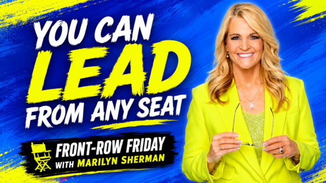 You Can Lead From Any Seat: Why Leadership Does Not Require a Title SEO Title: You Can Lead From Any Seat | Leadership Without a Title Meta Description: You do not need a title to be a leader. Marilyn Sherman explains how initiative, accountability, courage, service, and influence allow anyone to lead from any seat. Primary Key Phrase: leadership without a title Secondary Key Phrases: how to be a leader without a title, leadership from any position, everyday leadership, leadership mindset, personal leadership, Front-Row leadership, leadership development Can You Be a Leader Without a Title? Yes. Leadership does not require a management position, an executive title, or direct reports. Leadership begins with how you show up, the initiative you take, the responsibility you accept, the influence you have, and your willingness to help others succeed. You can lead from any seat. Next week, I’ll be speaking to students at High Point University, and I’ve been thinking about one of the most important lessons I want them to hear about leadership. You can lead from any seat. We often associate leadership with a title. President. CEO. Director. Manager. Team captain. We assume that someday, when someone gives us the title, the office, the authority, or the people to manage, then we’ll start leading. But leadership doesn’t begin with a promotion. Leadership begins with how you show up. You may not have the job title yet. You may not have direct reports. You may not even have your first full-time job. But you can already practice initiative, accountability, courage, service, influence, and being an usher for someone else. And that doesn’t just apply to college students. You could be brand new to an organization. You could be several levels away from the executive suite. You could be sitting in a meeting where no one has asked for your opinion. You could even be the person with the least experience in the room. You can still lead. You lead when you see something that needs to be done and step forward instead of saying, “That’s not my job.” You lead when you take responsibility instead of looking for someone to blame. You lead when you bring energy into a room instead of waiting for someone else to improve the atmosphere. You lead when you encourage the person sitting next to you, speak up when something matters, follow through on a commitment, ask a better question, or help someone else succeed. Sometimes leadership is simply being the person willing to say, “I’ll go first.” That is what I call a Front-Row mindset. The people in the balcony are watching. The people in general admission may be participating, but they are often waiting to see what everyone else does. Front-Row people are engaged. They take responsibility for their experience. They contribute. They look for opportunities to make a difference. And eventually, the best Front-Row leaders become ushers. They don’t just work to get themselves a better seat. They turn around and help someone else find theirs. Think about the best leaders you have known. Chances are, what made them memorable wasn’t the title on their business card. It was how they made you feel, how they responded when things got difficult, how much responsibility they were willing to take, and whether they made the people around them better. That’s influence. And that’s leadership. So whether you are a college student preparing to enter the workforce, an employee who has never managed anyone, an entrepreneur building a business, or the CEO of a large organization, here’s the question: How are you leading from the seat you are in right now? Don’t wait for the promotion. Don’t wait for someone to put “leader” in your job description. Don’t wait until you feel completely ready. Look around. There is probably an opportunity to lead right where you are. Your Front-Row Challenge This week, find one opportunity to lead without being asked. Take initiative. Solve a problem. Encourage someone. Keep a promise. Have the courageous conversation. Help a teammate succeed. Be the person who steps forward. And then, look around for someone who could use an usher. Because you don’t need the biggest title, the corner office, or the most important seat in the room to be a leader. You can lead from any seat. And when you use your seat to help someone else move forward, you may discover that being an usher really is the best seat in the house. Here’s to your Front-Row Success! Marilyn Sherman Author of Front-Row Success: How to Live and Lead from the Best Seat in the House Frequently Asked Questions About Leadership Without a Title Can you be a leader without being a manager? Absolutely. Management is a position within an organization. Leadership is influence. You can demonstrate leadership by taking initiative, solving problems, accepting responsibility, supporting others, and setting an example regardless of your position. What does it mean to lead from any seat? Leading from any seat means choosing to behave like a leader regardless of where you fall on an organizational chart. It means focusing less on authority and more on contribution, accountability, courage, service, and positive influence. How can employees demonstrate leadership without a title? Employees can demonstrate leadership by following through on commitments, anticipating problems, offering solutions, helping coworkers succeed, communicating clearly, accepting responsibility, and stepping forward when something needs to be done. How can college students develop leadership skills before starting their careers? Students can begin practicing leadership now by taking initiative in classes, organizations, internships, volunteer opportunities, team projects, and everyday relationships. Leadership skills grow through practice, not through waiting for a future job title. Why is initiative important in leadership? Initiative demonstrates ownership. Instead of waiting to be told what to do, leaders notice opportunities, identify problems, and take constructive action. That behavior builds trust and influence over time. What is Front-Row leadership? Front-Row leadership is the practice of being fully engaged in your own life and work while helping others succeed. Rather than watching from the balcony or waiting for permission, Front-Row leaders participate, contribute, take responsibility, and eventually become ushers who help others find a better seat. A couple of things I added very intentionally: the “Can You Be a Leader Without a Title?” section near the top gives Google, ChatGPT, Perplexity, Gemini and other answer engines a clean answer to extract, while the FAQ section captures several natural-language searches people are already likely to ask. I would also make the URL slug something simple like /leadership-without-a-title/ rather than using the entire article title. And if your website allows it, use an FAQ schema plugin or your SEO plugin’s FAQ block for those final questions. That can give search engines even more context about what the page answers.